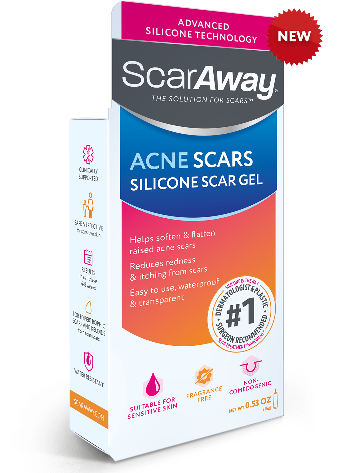 Sehao Health Products Scar Away Silicone Gel Sheet Argentina